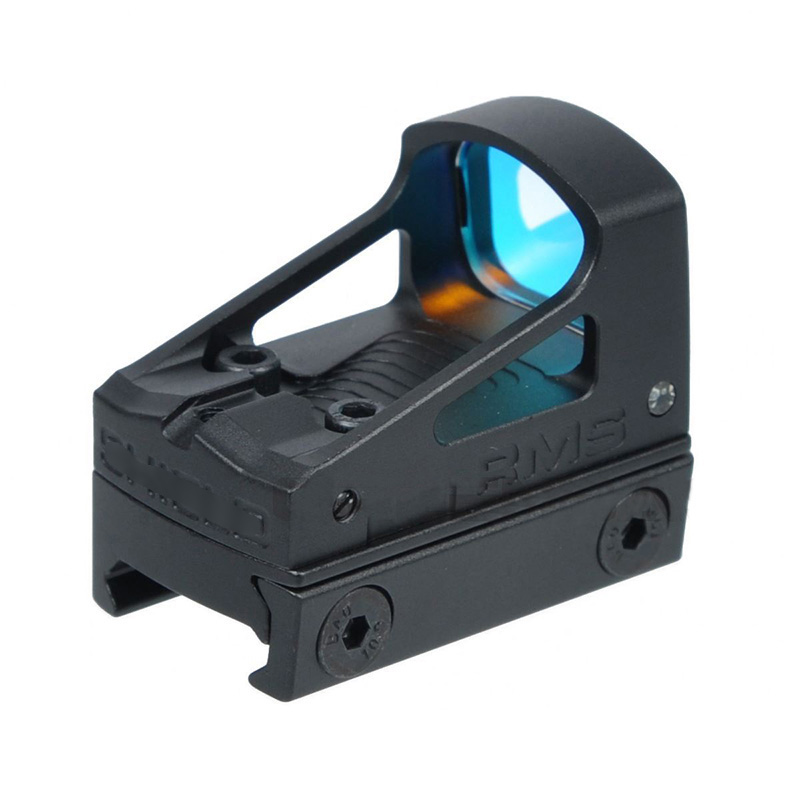 RMS Reflex Mini Red Dot Sight With Vented Mount and Spacers BK